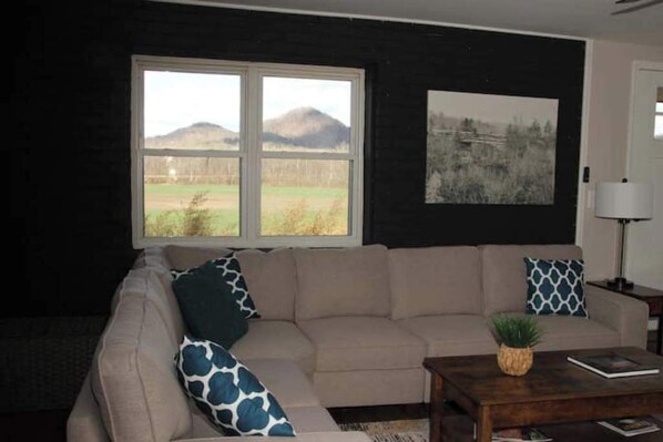 Sit down and enjoy the beautiful view from the living room!