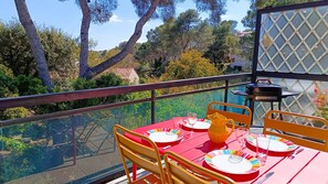 The terrace