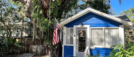 Front of the cottage