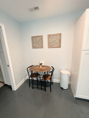 small dining area