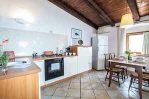 Kitchen and dining area