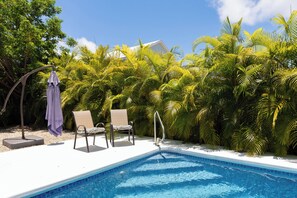 Outdoor private pool area
