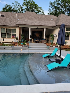 pool and patio