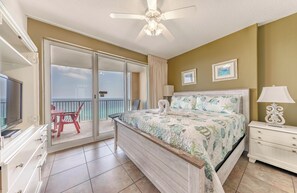Gulf front master bedroom