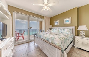 Gulf front master bedroom