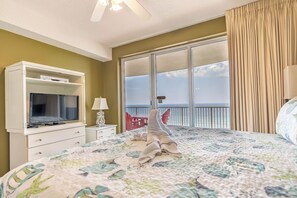 Gulf front master bedroom