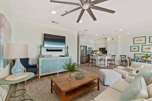 Living Room with Flat Screen