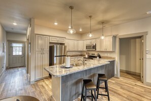 Fully equipped kitchen perfect for creating special meals.