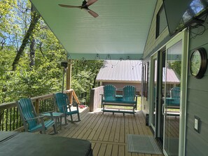 Brand new comfy deck furniture-sip your morning coffee and take in the bird song
