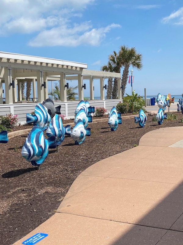 Ocean View from 28th St Boardwalk Entry