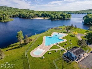 Outdoor pool within the community.