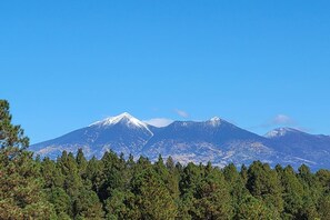 Flagstaff is nestled at the base of the San Francisco Peaks