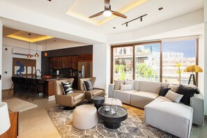 Elegant and bright living room