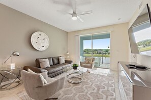 Living Room#Disney #Parks #kingdom #springs #StoreyLake #resort #Apartment #Vacation #Rental #waterpark #Kissimmee #Orlando #universal #citywalk