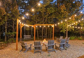 Surround yourself with the warmth of a fire pit, good company, and a sky full of stars.