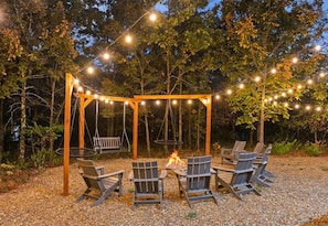 Surround yourself with the warmth of a fire pit, good company, and a sky full of stars.