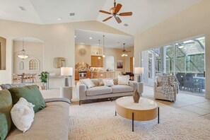 Spacious living area