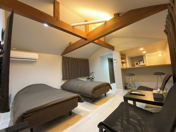 Living room and bedroom