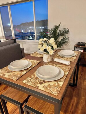 Dining and living (Puget Sound view and beautiful sunset view)