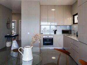 Modern kitchen with sophisticated finishes