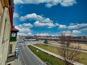 Blick von der Unterkunft