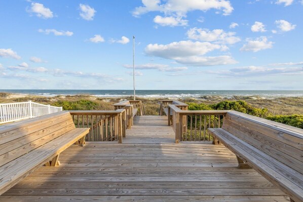 Deck with Ocean Views