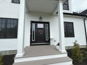 Front Entrance... We have a code to get in that will be sent day prior of stay.