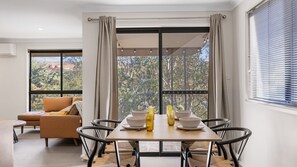 Dining, living