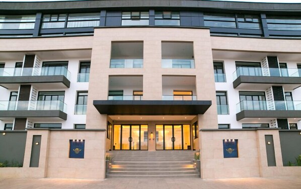 Fassade der Unterkunft
