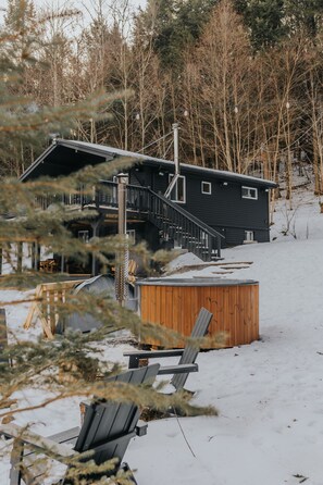 Wood-Fired Hot Tub
