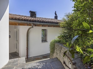 Building, Plant, Sky, Window, House, Land Lot, Door, Cottage, Road Surface