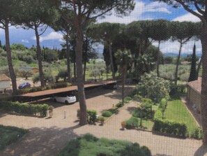 Secure, private parking for Apartment 4 and well maintained gardens for relaxing before an invigorating swim in the pool.