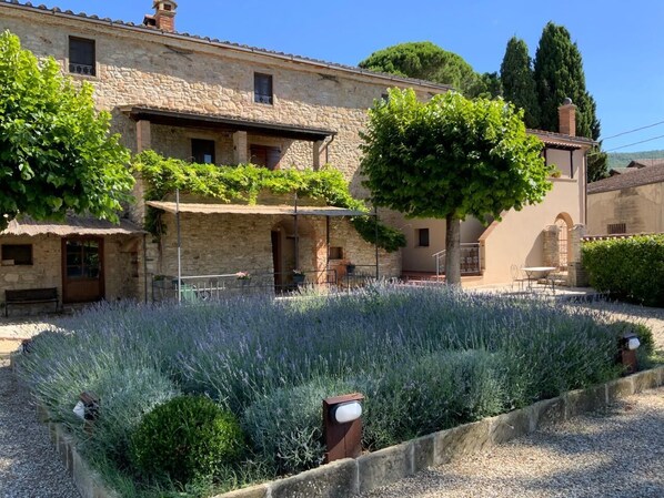 Stunning renovated olive mill with a small, select complex including gardens and pool