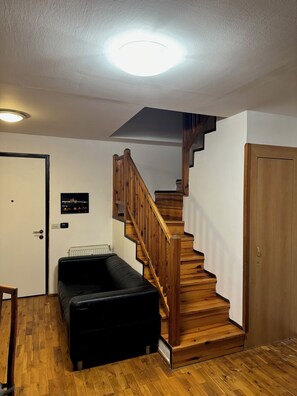 Stairs to bedroom.
