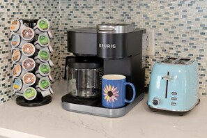 Kaffe och/eller kaffebryggare