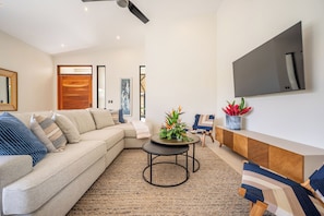 Relax in central AC while you catch up on your favorite TV shows and movies.