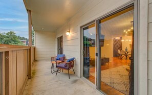 Step through the sliding glass doors and enjoy some fresh air from the convenience of your private balcony!