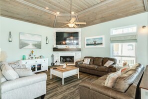 Bright and spacious living area