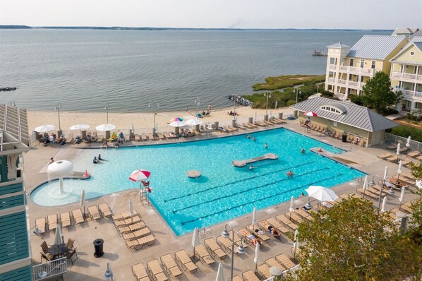 Outdoor Pool and Beach
