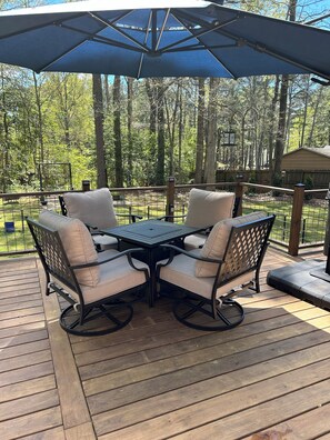 Backyard patio