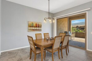 Dining area