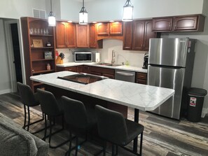 Kitchen with everything needed to cook all your meals
