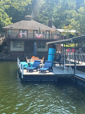 Back of house from the lake!
