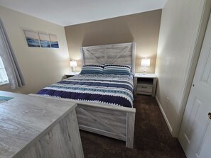Luxurious King size bed heavenly linens