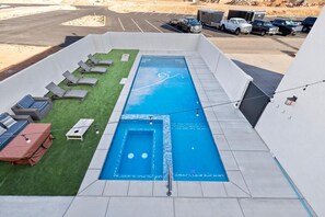 Newly renovated pool.