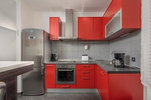 Kitchen and dining area