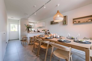 Kitchen and dining area
