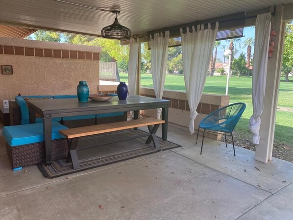 Outdoor dining