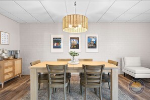 Dining area to enjoy your meals.