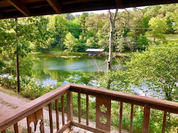 Peaceful views from the deck.